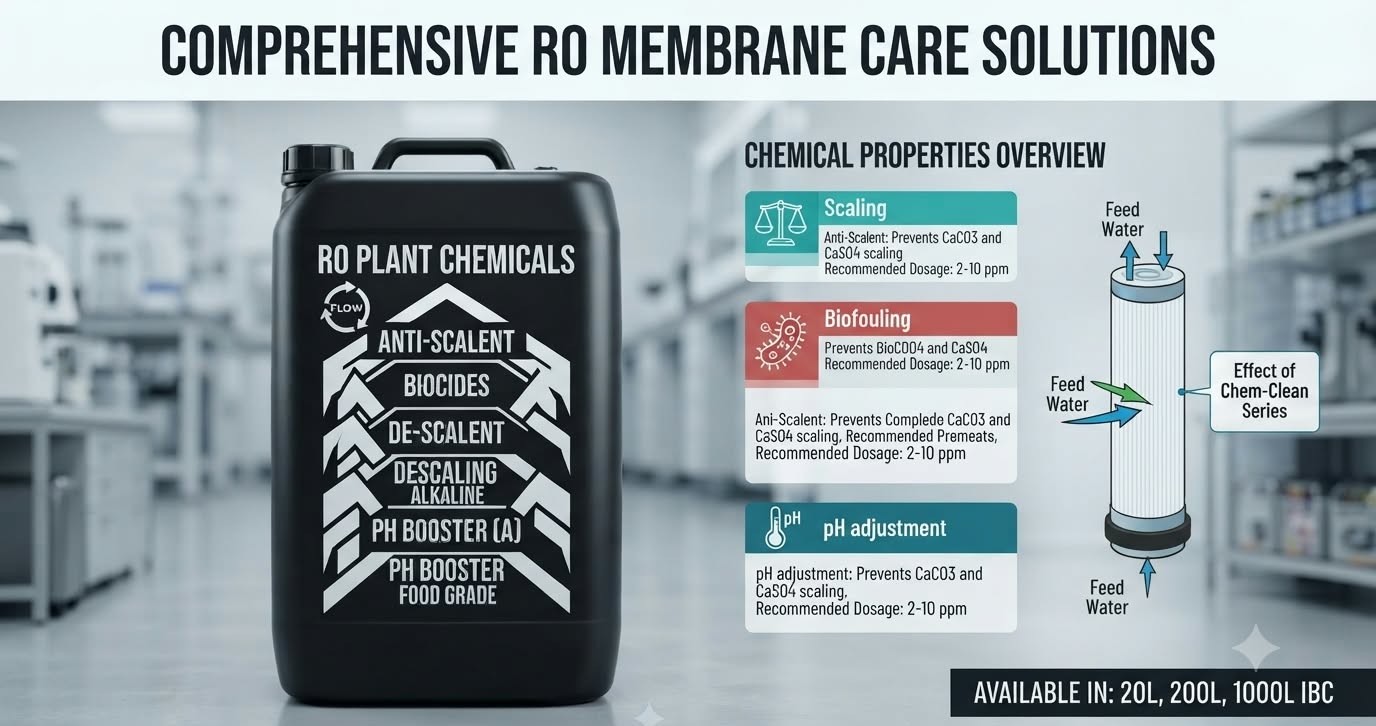 RO Plant Chemicals Packaging Complete View